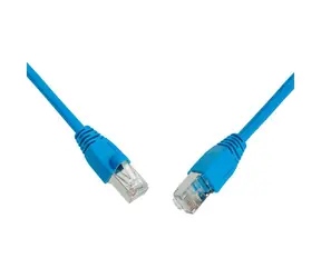 Solarix SFTP CAT5E 15m snag proof modrá / Patch kabel / RJ45-RJ45