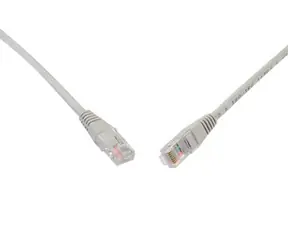 Solarix UTP CAT6 5m non-snag proof / Patch kabel / RJ45-RJ45 / šedá