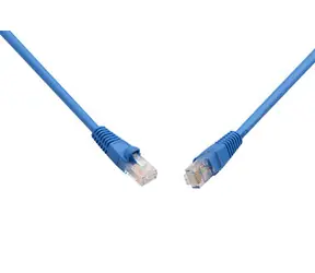 Solarix UTP CAT6 1m snag proof modrá / Patch kabel / RJ45-RJ45