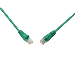 Solarix UTP CAT6 0.5m snag proof zelená / Patch kabel / RJ45-RJ45