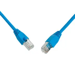 Solarix SFTP CAT6 3m snag proof modrá / Patch kabel / RJ45-RJ45