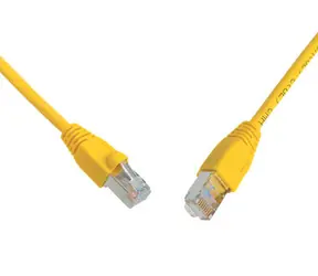 Solarix SFTP CAT6 10m snag proof žlutá / Patch kabel / RJ45-RJ45