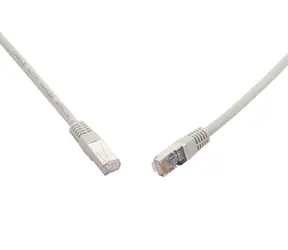 Solarix SFTP CAT6A 0.5m non-snag proof / Patch kabel / RJ45-RJ45 / šedá