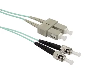 Solarix optický kabel SC-ST OM3 1m / Patch kabel / Multimode / Duplex