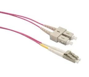 Solarix optický kabel SC-LC OM4 2m / Patch kabel / Multimode / Duplex