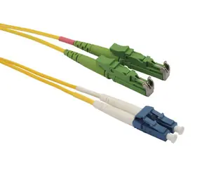 Solarix optický kabel E2000-LC APC-UPC 5m / Patch kabel / Singlemode / Duplex / OS
