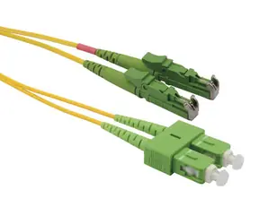 Solarix optický kabel E2000-SC APC 2m / Patch kabel / Singlemode / Duplex / OS