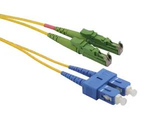 Solarix optický kabel E2000-SC APC-UPC 3m / Patch kabel / Singlemode / Duplex / OS