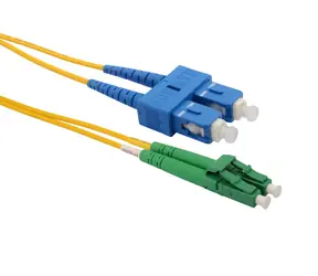 Solarix optický kabel SC-LC 1m / Patch kabel / Singlemode / Duplex / OS / APC-UPC