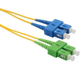 Solarix optický kabel SC-SC 1m / Patch kabel / Singlemode / Duplex / OS / APC-UPC