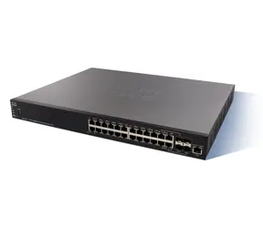 Cisco SX550X-24FT-K9-EU / Switch / 20x 10GBase-T / 4x 10G SFP+ / QoS / VLAN