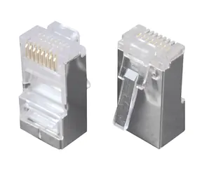 Solarix konektor RJ45 CAT5E STP pro lanko - 1ks / stíněný / neskládaný