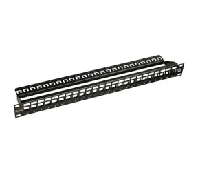 Solarix univerzální modulární patch panel 24 portů šedá / 0.5U
