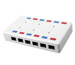 Solarix víceportový box 12x RJ45 CAT5E UTP