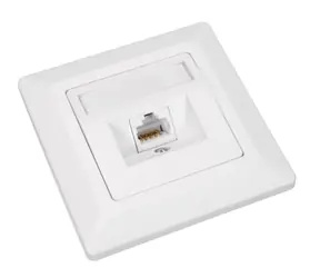 Solarix zásuvka 1x RJ45 CAT5E UTP pod omítku