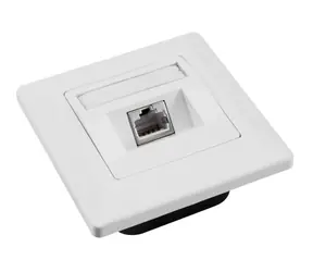 Solarix zásuvka 1x RJ45 CAT6 STP pod omítku