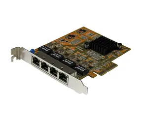 StarTech ST1000SPEX43 / Gigabit LAN Card / 4x RJ45 / PCI Express 