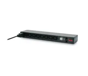APC AP7921B / stojanová PDU s přepínáním / 1U / 16A / 208&230V / 8x IEC 320 C13 / IEC-320 C20 (vstup)