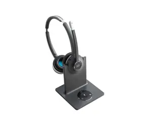 Cisco Headset 562 černá + Multibase základna / bezdrátová náhlavní souprava / oboustranné sluchátko / mikrofon / DECT