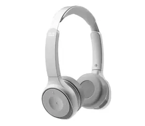 Cisco Headset 730 stříbrná / bezdrátová náhlavní souprava / Stereo / mikrofon / Bluetooth 5.0 / 3.5 mm jack / USB-A 