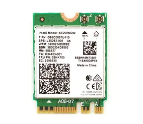 Intel Wi-Fi 6 AX200 NV / Wi-Fi adaptér / M2.2230 / 802.11ax / Dual-Band 2.4+5GHz / Bluetooth 5.1 / M.2/A-E Key