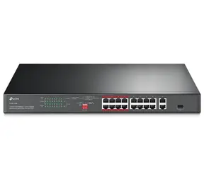 TP-Link TL-SL1218P / Switch / 16x LAN (PoE+) / 2x GLAN (Non-PoE) / 1x Combo Gigabit SFP / PoE+
