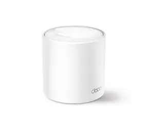 TP-Link Deco X60 (1-pack) / WiFi 6 systém MESH AX3000 / Dual-band / 2.4GHz - 574Mbps / 5GHz - 2402Mbps / 2x GLAN