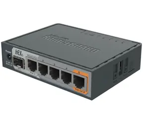MikroTik RB760iGS hEX S / RouterBOARD / 802.3af at / 5x Gigabit LAN / USB / MicroSD / SFP / L4