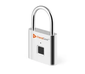 Technaxx TrendGeek TG-131 visací zámek na otisk prstu / paměť na 10 otisků prstu / microUSB / baterie 180 mAh
