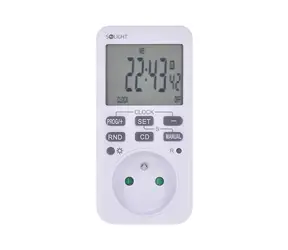 Solight DT33 digitální týdenní časový spínač / 16 režimů / podsvícený velký LCD