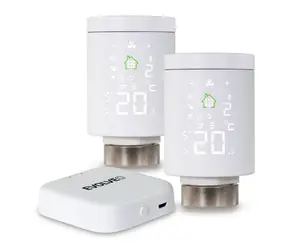 EVOLVEO Heat M30 Starter Pack / 2× chytrá termostatická hlavice na radiátor & centrální jednotka
