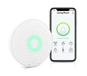 AirThings Wave plus - senzor kvality ovzduší & radonu & vlhkosti & teploty & VOC & CO2 a tlaku