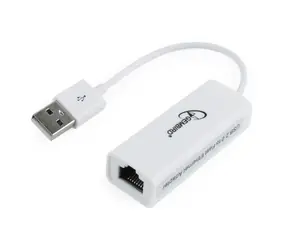 Gembird NIC-U2-02 USB adaptér RJ45 bílá / USB-A 2.0 (M) na RJ-45 (F) / 100 Mbps