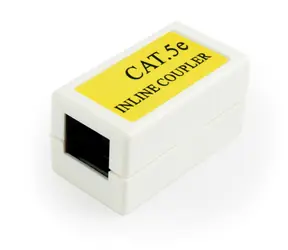 Gembird NCA-LC5E-001 spojka RJ45 UTP CAT5e bílá / RJ-45 (F) - RJ-45 (F) / 8P8C