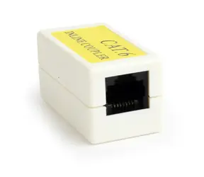 Gembird NCA-LC6-01 spojka RJ45 UTP CAT6 bílá / RJ-45 (F) - RJ-45 (F) / 8P8C