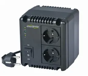 Gembird EG-AVR-1001 / regulátor napětí / 1000 VA / 600 W / 2x Schuko