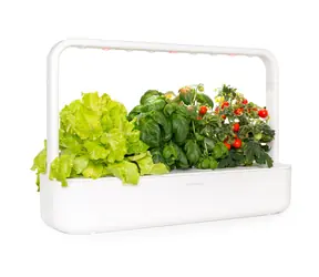 Click And Grow Smart Garden 9 bílá / Chytrý květináč / automatické zavlažování / 3x rajčátka / 3x bazalka / 3x salát