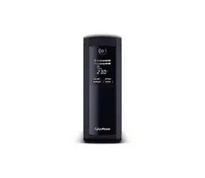 CyberPower Value Pro serie GreenPower UPS černá / 1200VA / 720 W / české zásuvky / LCD