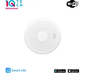 iQtech SmartLife Combo CS01W / CO + Kouřový detektor / Wi-Fi
