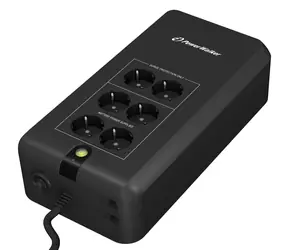 PowerWalker VFD 800 APFC / záložní zdroj UPS / 800 VA / 420 W / 6x CEE 7 3 Type F