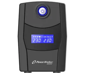 PowerWalker Basic VI 600 STL FR / záložní zdroj UPS / 600 VA / 360 W / 8x CEE 7/5 (Type E)