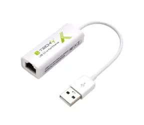 Techly IDATA-ADAP-USB2TY2 Adaptér Ethernet - USB M