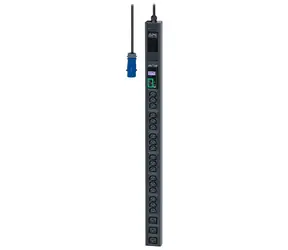 APC Easy PDU Metered ZeroU černá / 21x C13 & 3x C19 / ZeroU / IEC309 / 11kW / 230V 