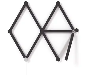 Nanoleaf Lines Skins sada 9ks matně černá / sada nacvakávacích krytů