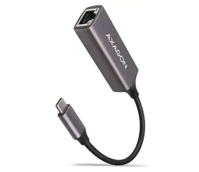 AXAGON ADE-TRC, USB-C 3.2 Gen 1 - Gigabit Ethernet síťová karta, auto instal, titanově šedá