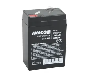 AVACOM PBAV-6V005-F1A / Baterie pro UPS / 6V / 5Ah / F1