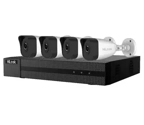 HiLook IK-4142BH-MH/P(C) / 1x rekordér NVR 104MH-D/4P / 4x IP kamera IPC-B121H / RJ-45 / IP67 / 1x 1TB HDD / PoE