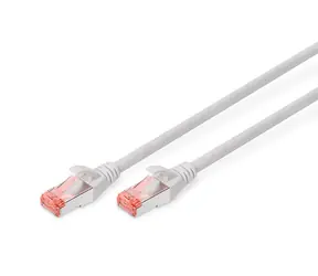 DIGITUS CAT 6 S/FTP Patchkabel, 10 pack, 1m, šedá