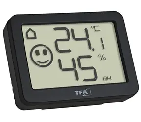 TFA 30.5055.01 černá / Digitální teploměr s vlhkoměrem