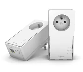 STRONG Powerline 1000 DUO FR / Sada Powerline adaptérů / 500Mbps / GLAN / HomePlug / 2ks